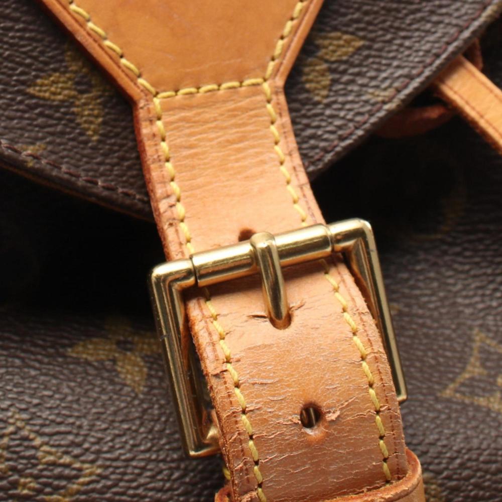 Louis Vuitton Montsouris GM Backpack Bag Coated Canvas Leather Monogram Women's - Picture 7 of 10